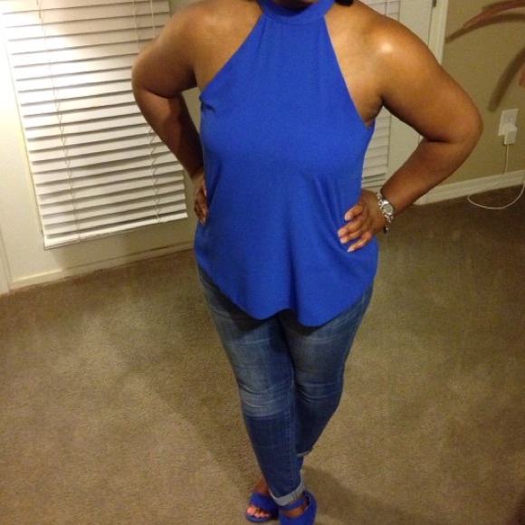 🔥🔥💙Beautiful, cobalt blue top - Picture 4 of 4